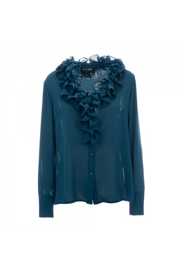 U R Ink BRAGA254W2M0 CAMICIE e BLUSE BLU In Saldo