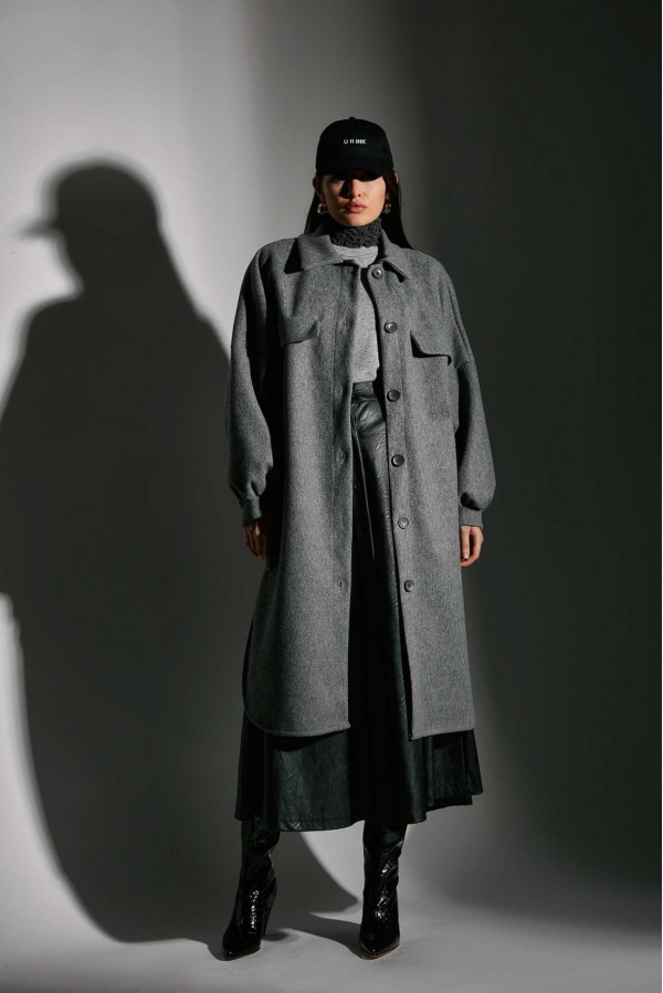 U R Ink DARIA024W1A4 GONNE BLACK Negozi Online