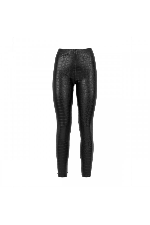 U R Ink CROCO514W1A4 PANTALONI BLACK Affare Del Giorno