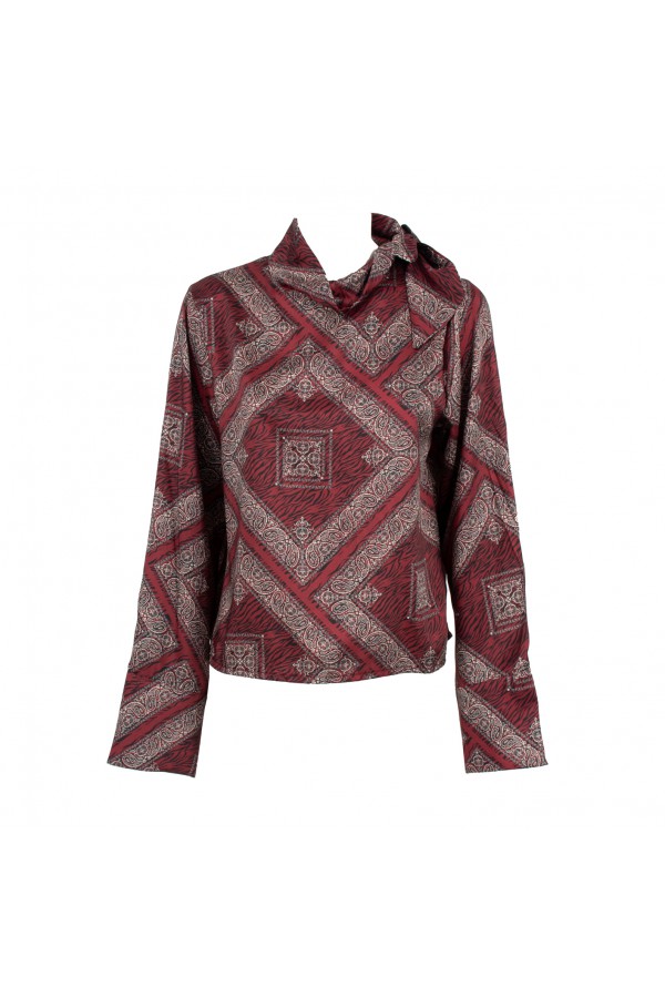 U R Ink BICE194W1A7 CAMICIE e BLUSE BORDEAUX Nuova