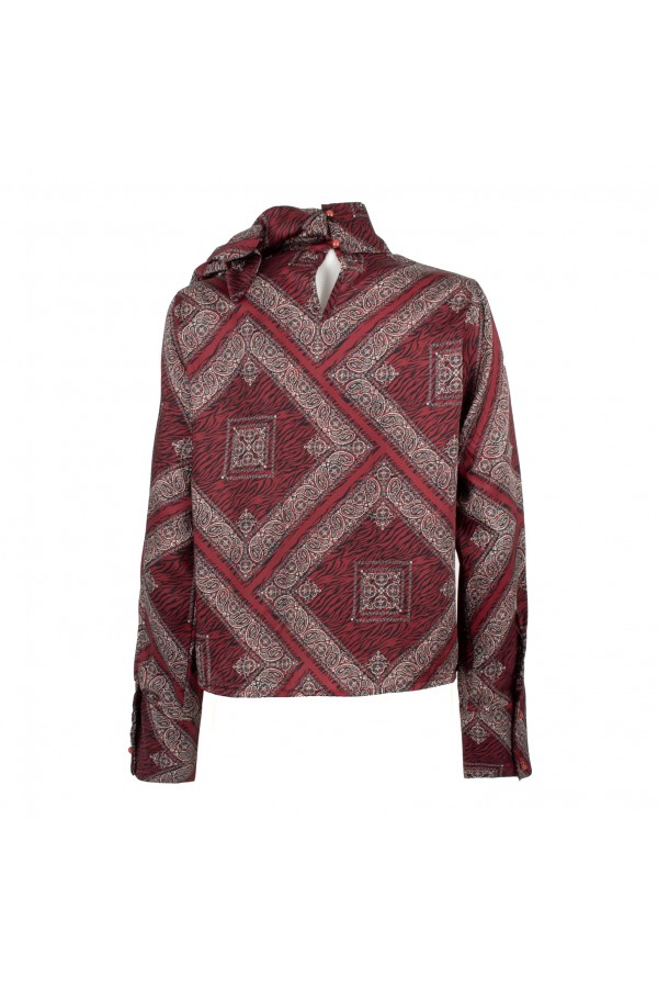 U R Ink BICE194W1A7 CAMICIE e BLUSE BORDEAUX Nuova