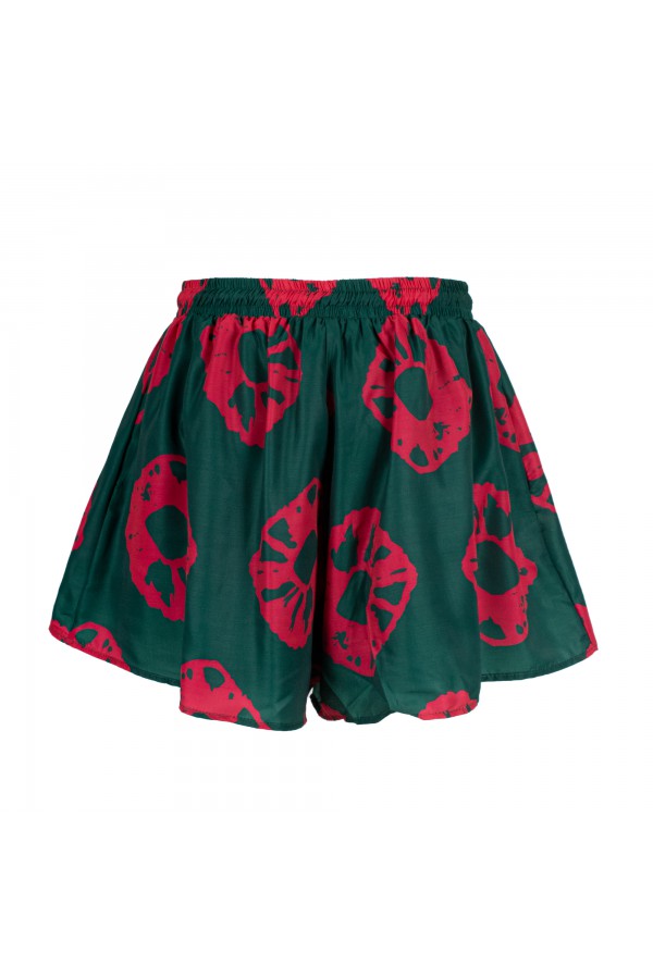 U R Ink ARANJUEZ 094S411 SHORTS VERDE/MAGENTA Offerte