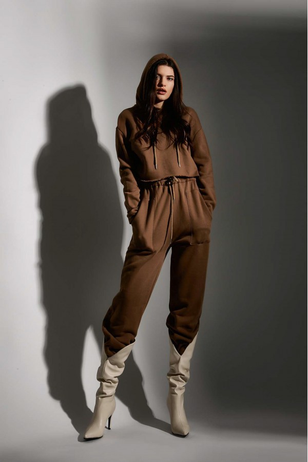 U R Ink DIANA054W1H4 PANTALONI CARAMEL Negozio