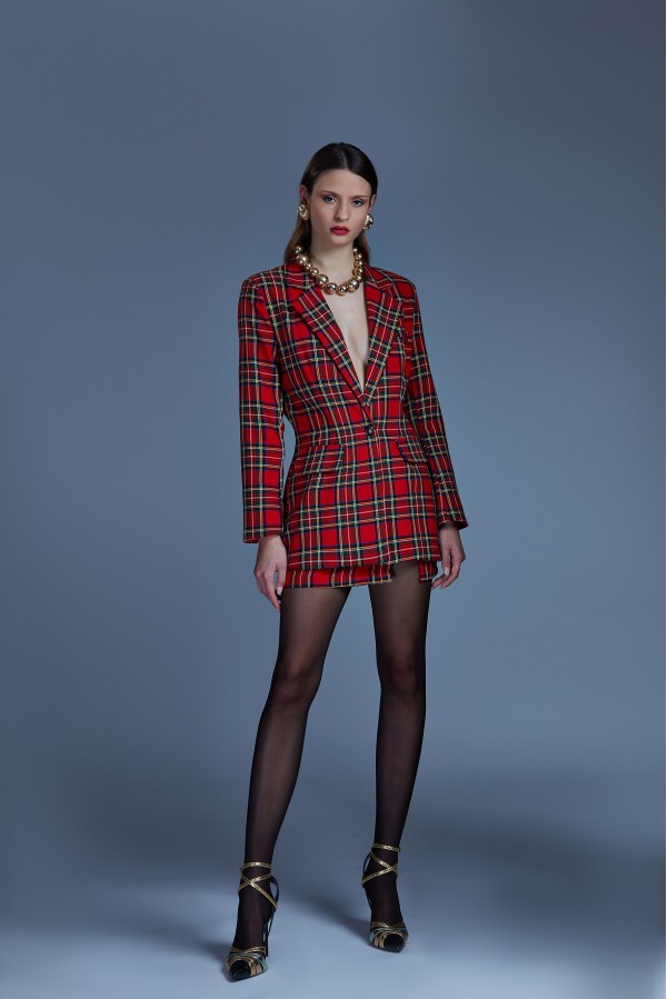 U R Ink BARBATE404W2Z5 GIACCHE TARTAN Offerta San Valentino