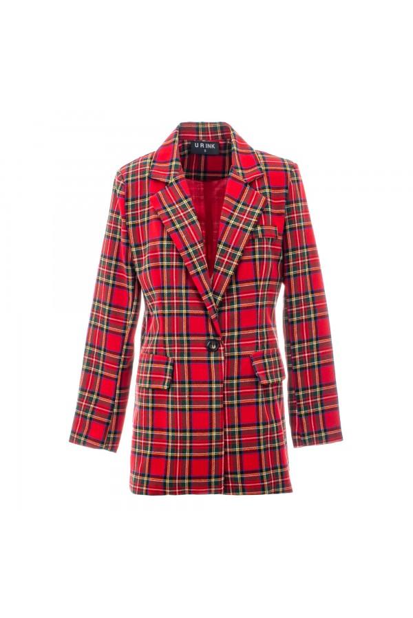 U R Ink BARBATE404W2Z5 GIACCHE TARTAN Offerta San Valentino