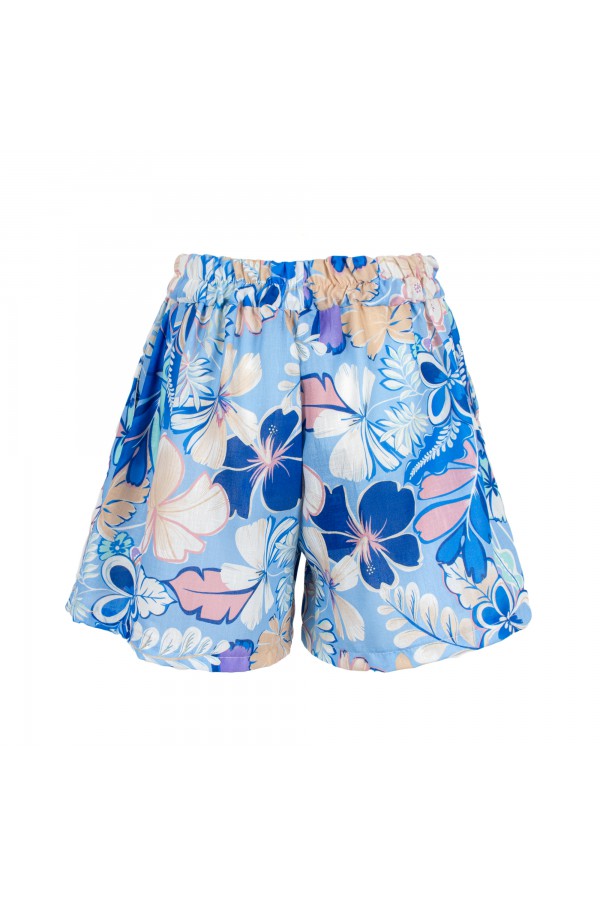 U R Ink AVEIRO 094S412 SHORTS FIORE PASTELLO Grandi sconti