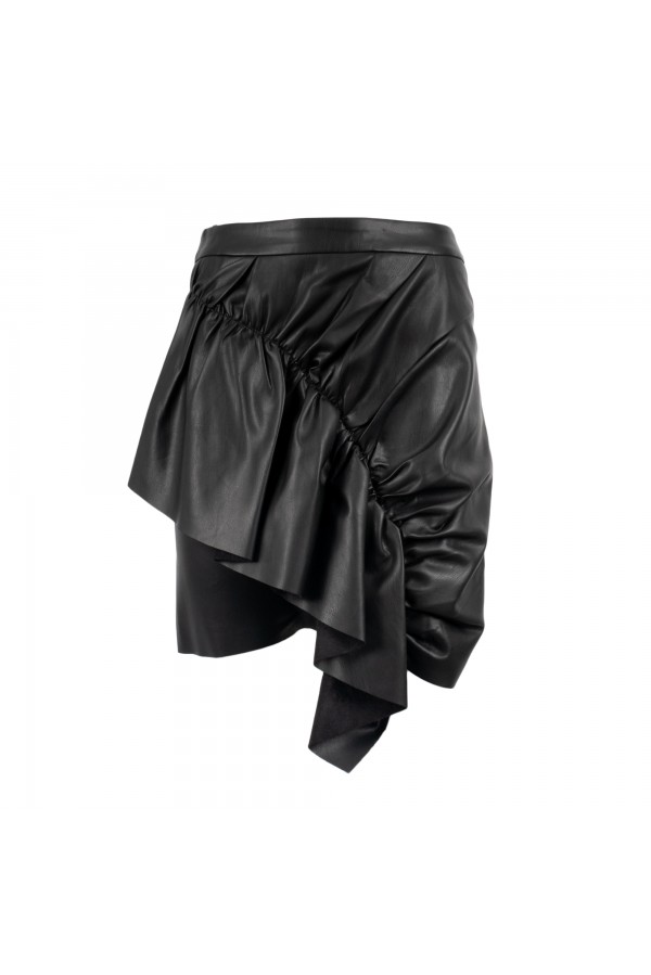 U R Ink SET SKIRT 014W3D6 GONNE NERO Ultimo giorno