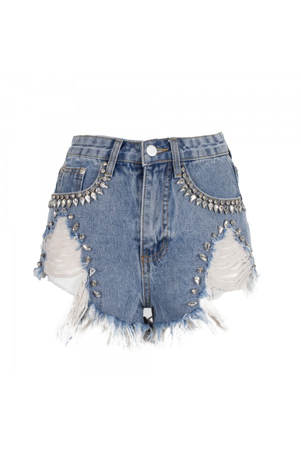 U R Ink CRUCE 094S4C9 SHORTS DENIM Spedizione Gratuita