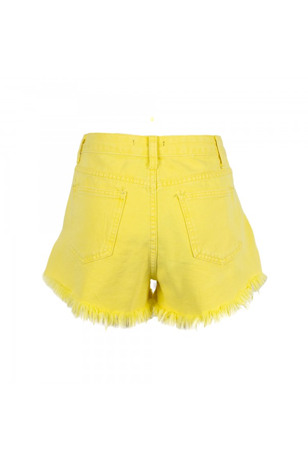 U R Ink CORO 094S414 SHORTS DENIM GIALLO Presa