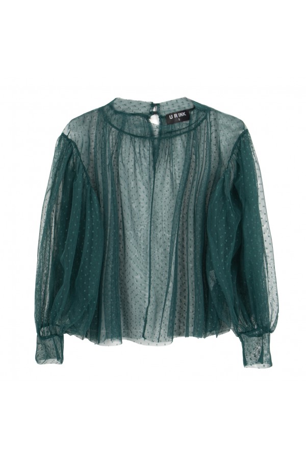 U R Ink GIACINTA194W1A8 CAMICIE e BLUSE GREEN Saldi Di Fabbrica