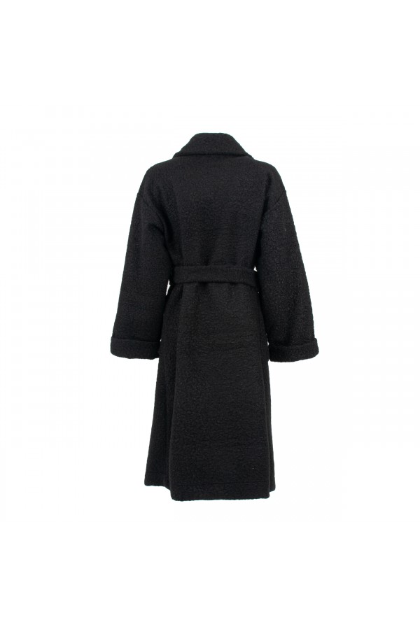 U R Ink EMANUELA084W1A4 CAPPOTTI BLACK Nuova