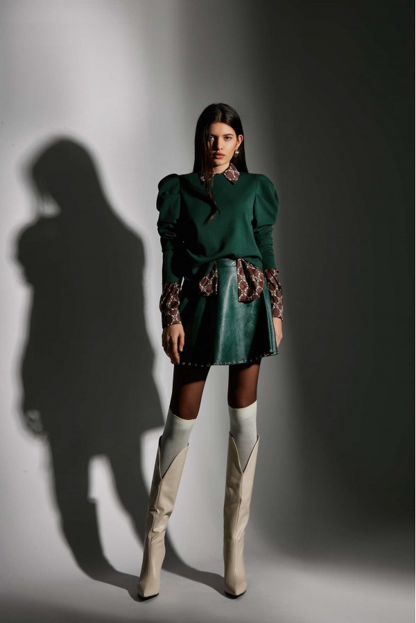 U R Ink FLAMINIA024W1A8 GONNE GREEN Online Outlet