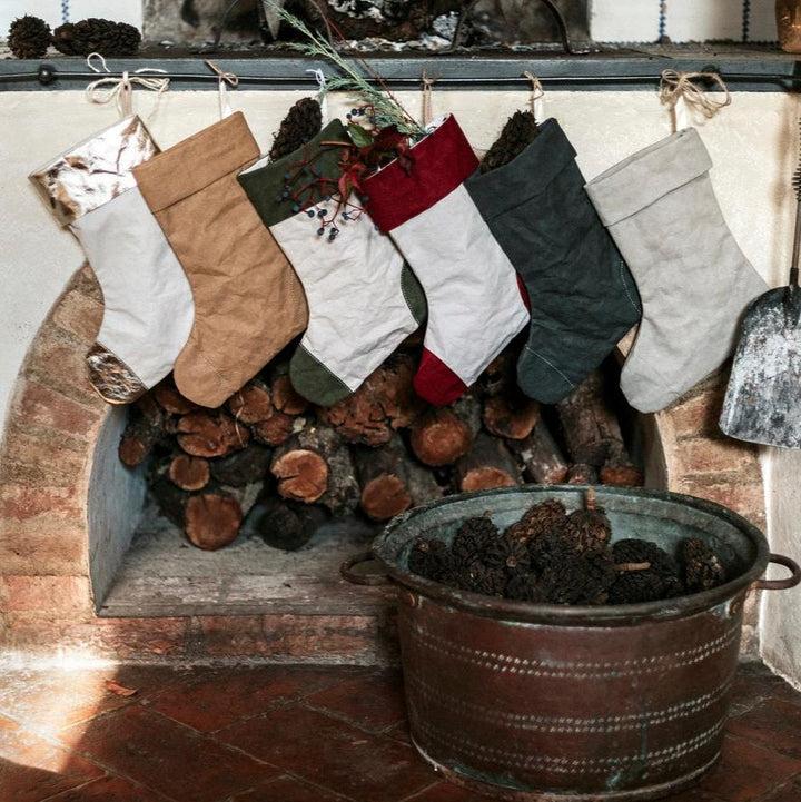 Uashmama Uashmama Large Christmas Stocking | Vegan Paper Decor – Uashmama UK Novità