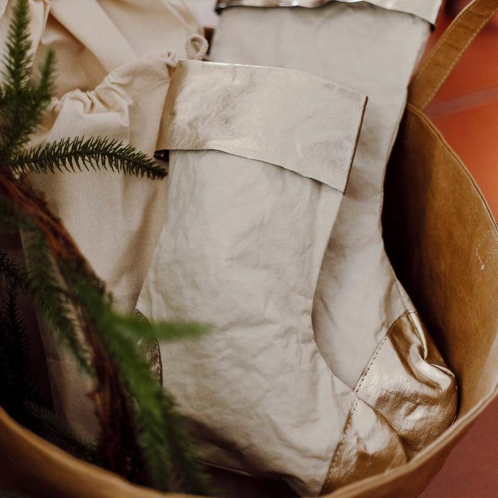 Uashmama Uashmama Large Christmas Stocking | Vegan Paper Decor – Uashmama UK Novità