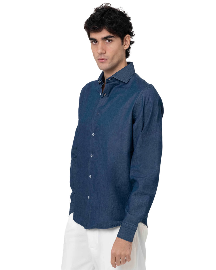Why not brand Camicia Effetto Denim Chambrè Online