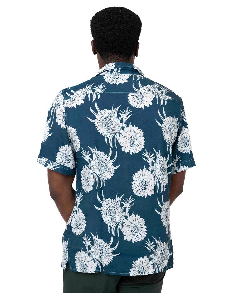 Why not brand Camicia Mezza Manica con Fiori Collo Bowling In Vendita