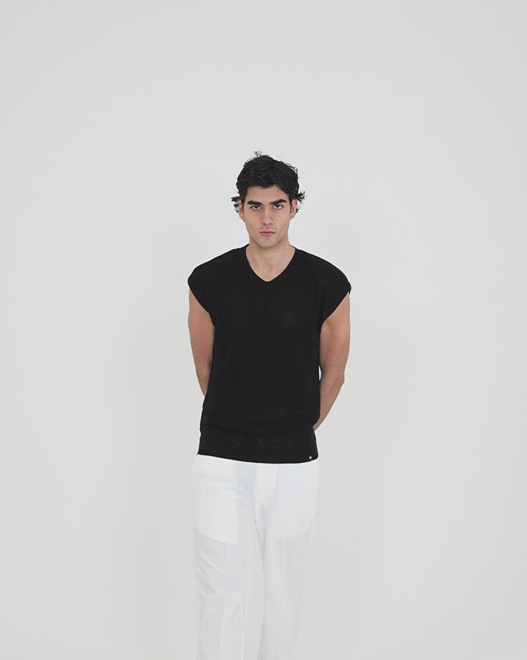 Why not brand Maglia Smanicato con Scollo a V Outlet