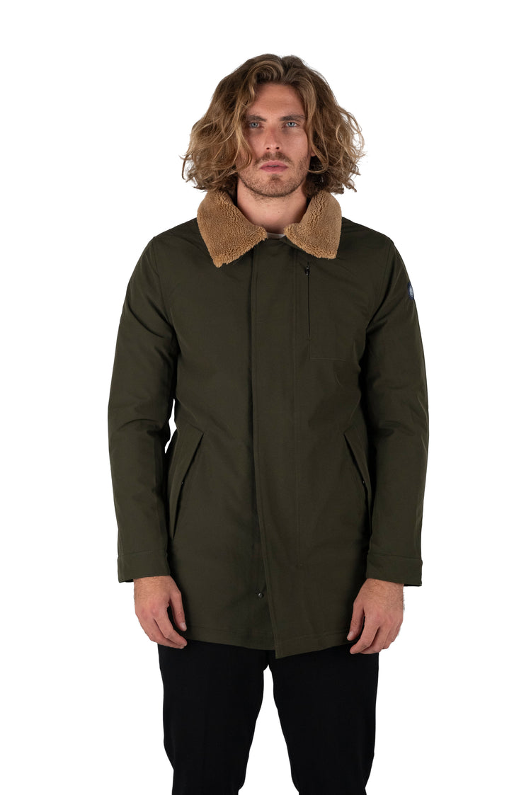 Why not brand Parka con colletto in pelliccia In Saldo