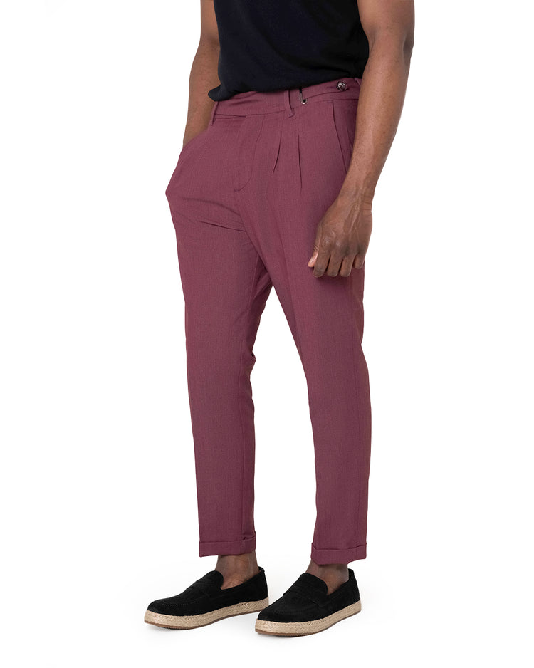 Why not brand Pantalone Pinces e Abbottonatura Laterale Cyber Monday