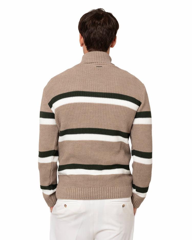 Why not brand Maglione collo alto con righe Italia
