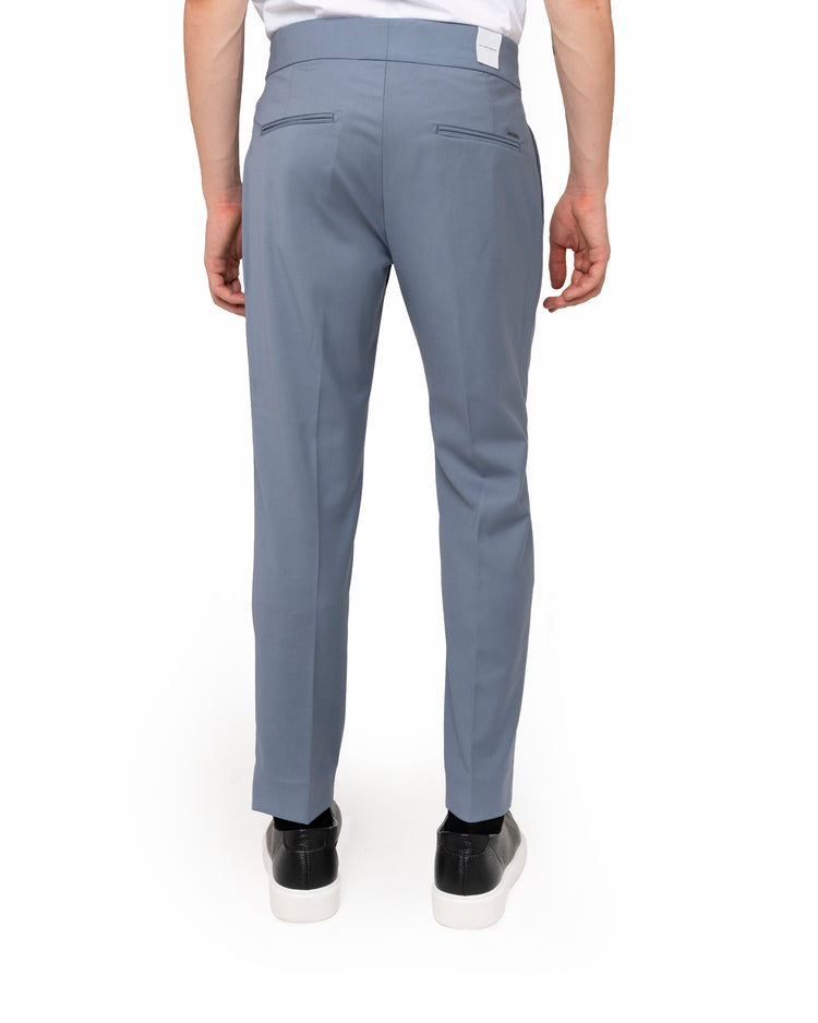 Why not brand Pantalone con pinces e chiusura a doppia fibbia Shopping Online