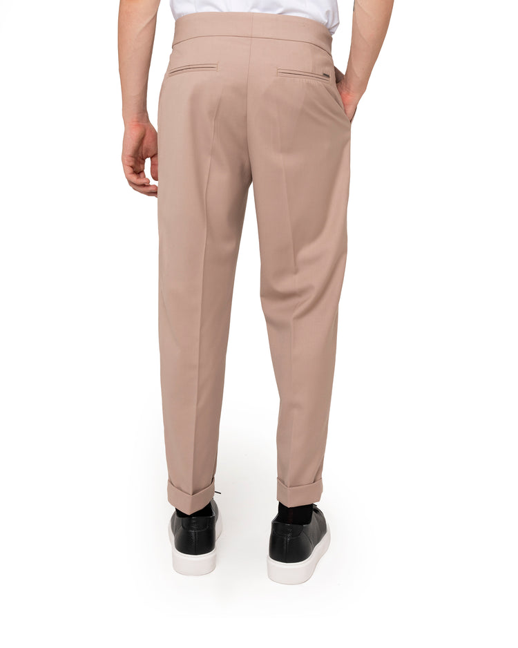 Why not brand Pantalone con pinces e risvolto Novità