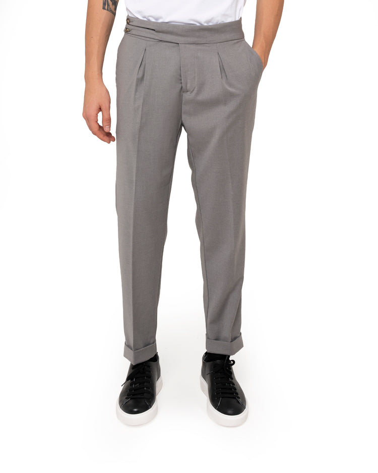 Why not brand Pantalone con pinces e risvolto Novità
