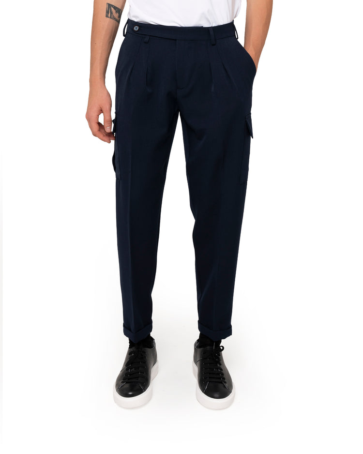 Why not brand Pantalone con abbotonatura laterale e pinces Presa