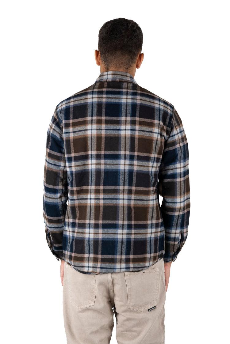 Why not brand Giacca Camicia a quadri Marrone Moda